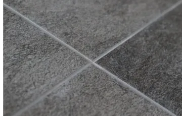 vinyl glue down with Grouting natural stone flooring