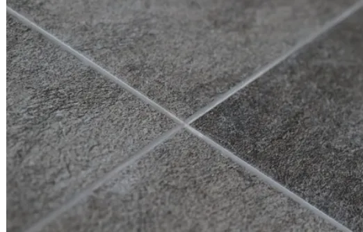 vinyl glue down with Grouting natural stone flooring