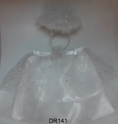 A skirt with white sequins