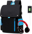 حقيبة كمبيوتر محمولة على ظهر حقيبة تحمل على حقائب الظهر الكبرى مع ميناء شحن USB