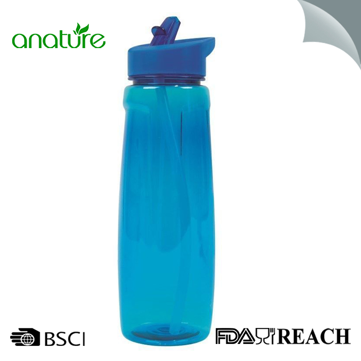 750ML Plastic Tritan Water Bottle With Straw Lid