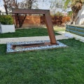 Outdoor Fountains Garden Pool Cascading Corten Steel Water Feature Factory