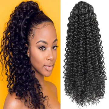 Ponytail Hair Extension Kinky Straight afro kinky curly pony tail 16"Drawstring Ponytail for Women 2020 fashion cosplay xuchang