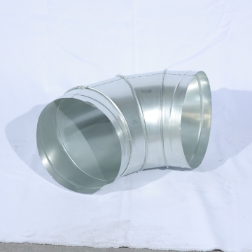 Customized Stainless Steel Spiral Air Duct Elbow Fittings for HVAC Systems