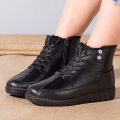 Elderly deep mouthed plush cotton boots