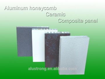 Aluminum honeycomb ceramic panel
