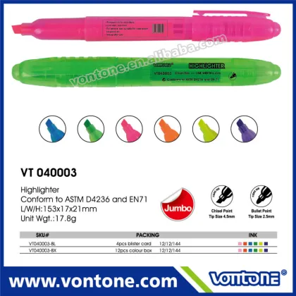 promotional multi colored Highlight pen
