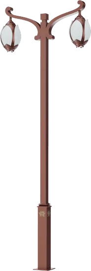 Double-Head Lotus Outdoor Garden Lamp Street Light