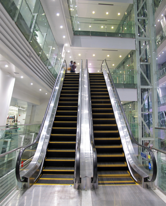 Indoor escalators