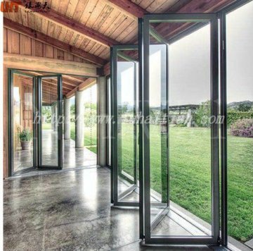 Competetive price Guangzhou factory Plastic PVC fast folding door