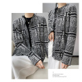 Vintage Small Fragrance Colorblock Knit Cardigan