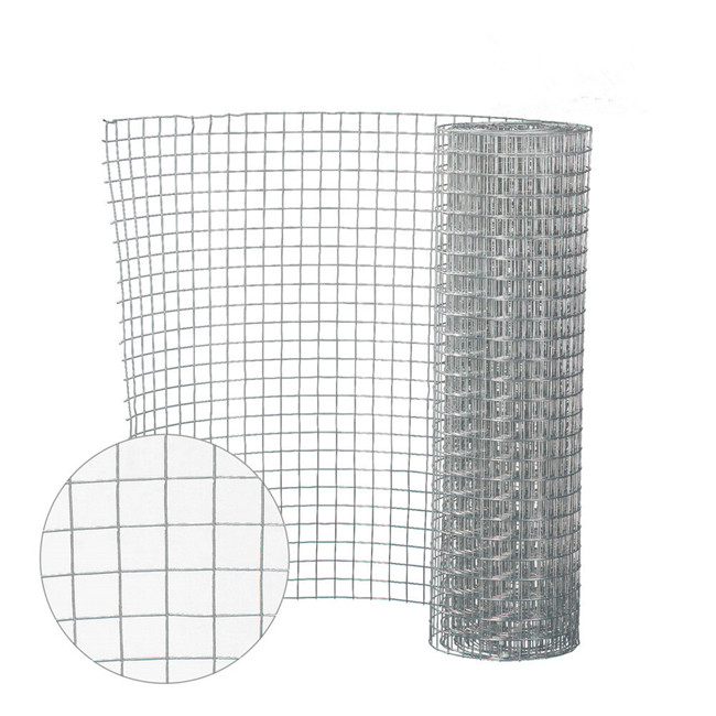 6 Gauge Welded Wire Mesh Fence Panels Galvanized 4x4 Stainless Steel Welded Wire Mesh Roll3