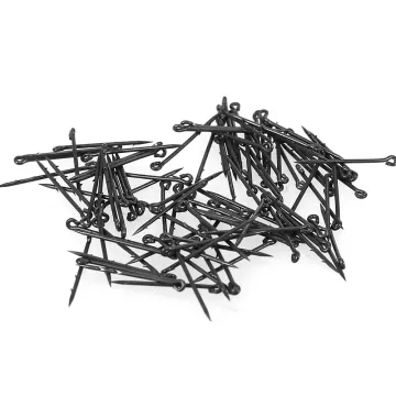 20pcs/50pcs/100pcs Fishing Hook Fishhook Fishing Bait Spike Carp Sting Boilies Maggot Corn Pin Hair Rigs Terminal Fishing Tackle