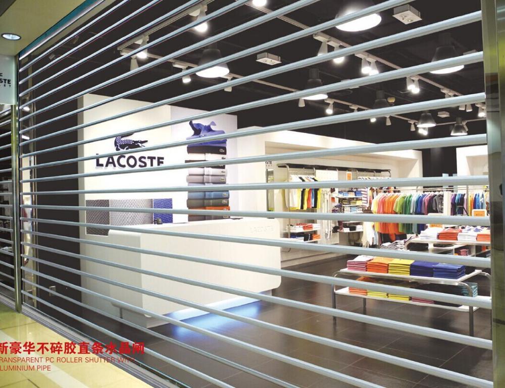 Transparent Polycarbonate Roller Shutter Door