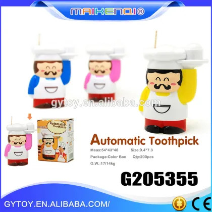 Hot sell delicate multicolor Cartoon cute toothpick holders , lovely toothpick storage box , gift toothpick storage box