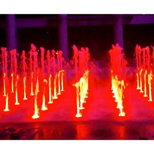 Dancing Water Feature Fountain Outdoor Large Square Music Dry Spray Supplier