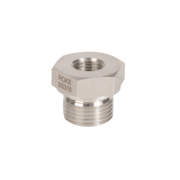 SS316 Stainless Steel Compression Tube Fittings - Male Nuts 1/16 to 1/2" Inches