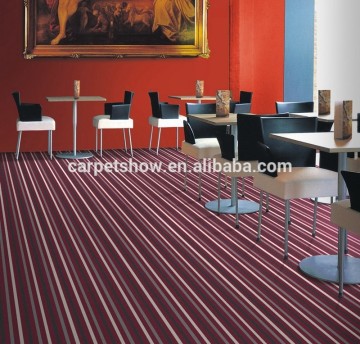 Purple color nylon printed carpet / guest room / living room
