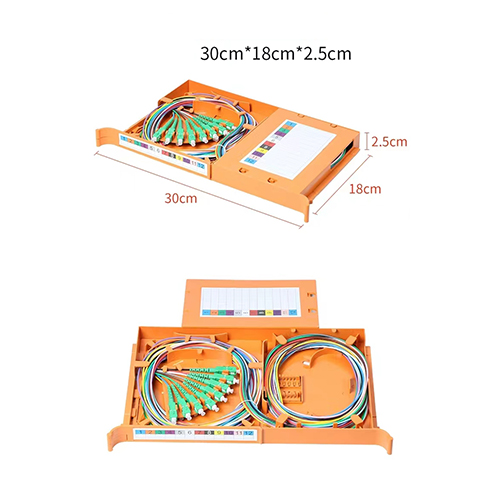 Integrated fiber optic tray