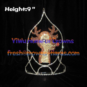 Crystal Deer Crowns Christmas Crowns