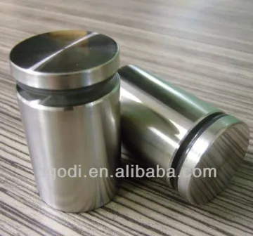 customized stainless steel standoff bracket for glass