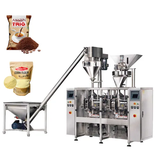 High Precision Auger Filler Packaging Machine for Coffee, Milk Powder, and Corn Flour