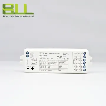 WT5 Model: Tuya-controlled 5-in-1 LED WiFi & RF Controller