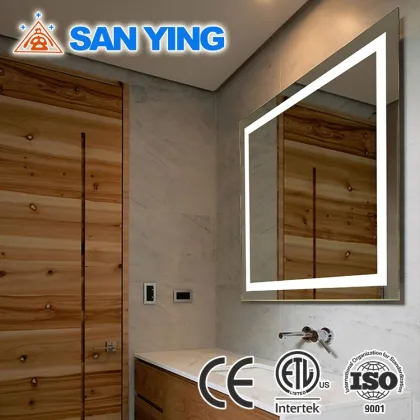 IP44 LVD Illume LED Backlit Frameless Rectangular Mirror