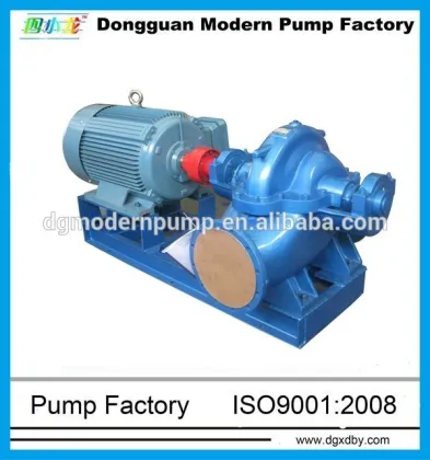 S series horizontal split case big water pump for pump station