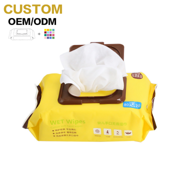 Hot Selling 100% Biodegradable Reusable Organic Baby Wet Wipes for Travel