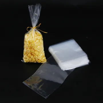 Transparent Flat Clear Storage Plastic Snack Fruit Food Packaging Bag