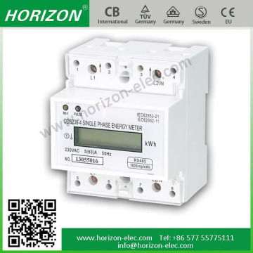 DDS238-4 power meter RS485/MODBUS-RTU energy meter single phase 100A Max.