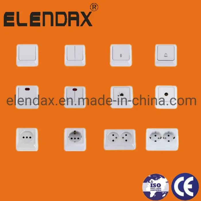 Sakelar Dinding dan Stopkontak yang Dipasang di Permukaan