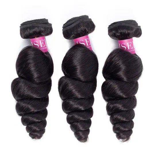 No Tangle No Shedding Brazilian Raw Unprocessed Blue Rubberband Hair