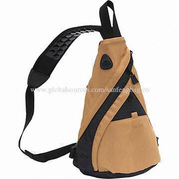 New Design Triangle/Sling Backpack with 1 Front Pocket + One Main Compartment