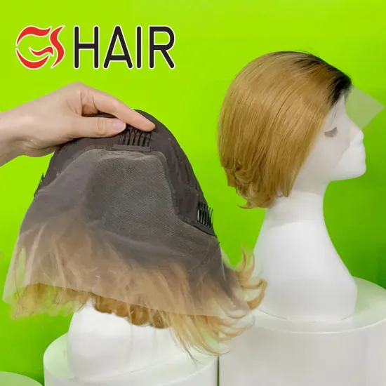 Hot Sale Short Pixie Wigs with Transparent Lace for Black Women
