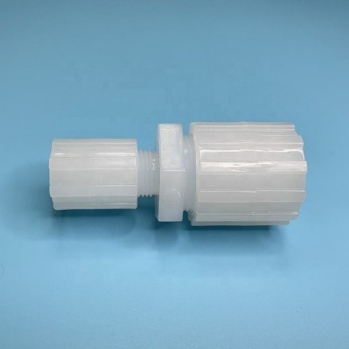 PFA Tube Connector 90deg Elbow Reducer