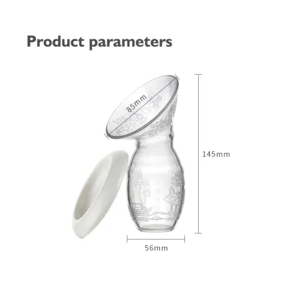 Comfort 80ml Hand Pump Breast Shell Collector Milk Saver for Nursing Feeding