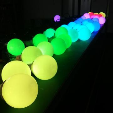 Lámpara de bulbo LED colorido regulable DMX decorativo festival