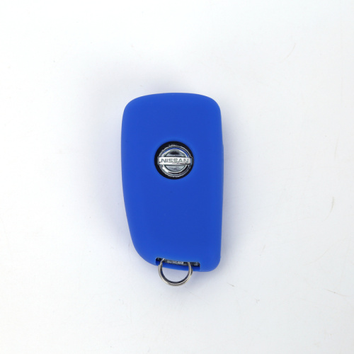 Colorful silicone key cover for Nissan car key