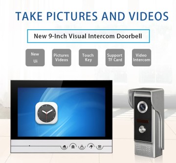 Sistema de intercomunicador de video de 4 cable inteligente