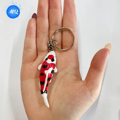 koi fish model keychain