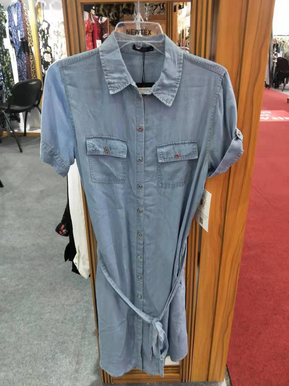 Casual Short Sleeve Denim Dress