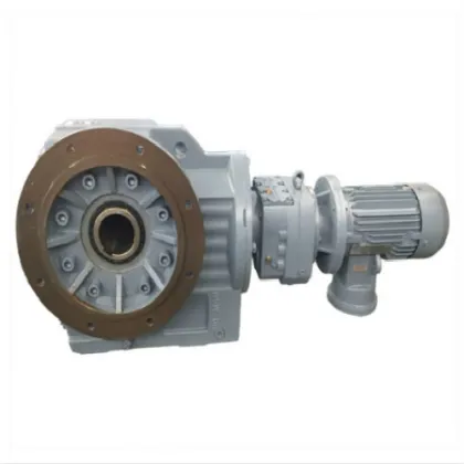 S Series Solid Helical Shaft Worm Speed Gearbox