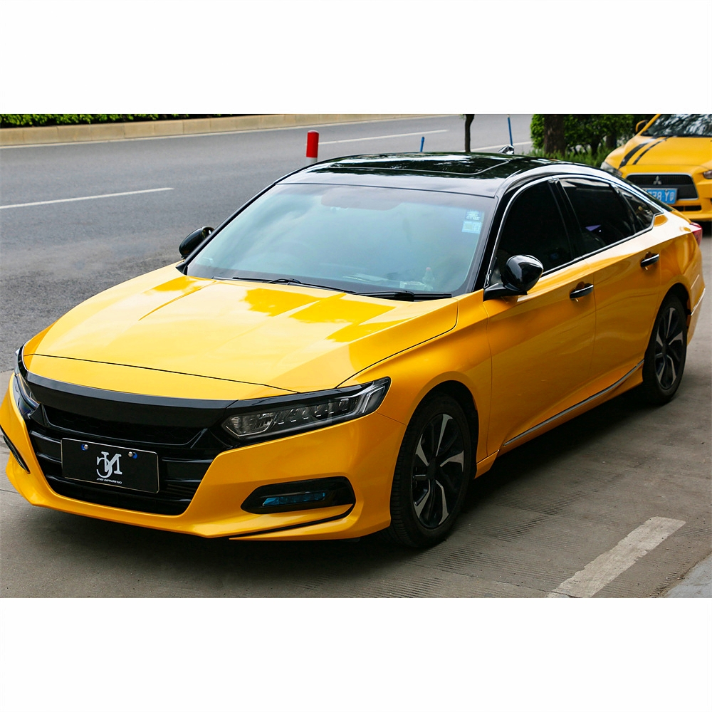 Metal Paint Yellow wrap For Car