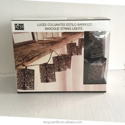 Noma Lights Lantern Pendant LED String Outdoor Light - 2019 Novelty Metal Lantern LED Decor