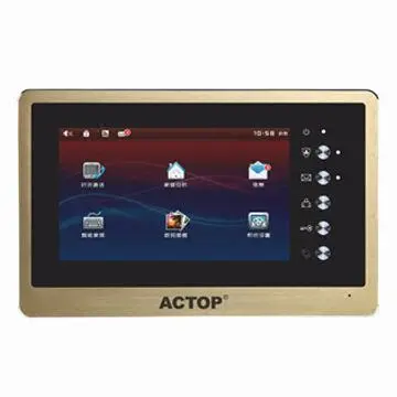 TCP/IP video intercom system for multiple apartment building