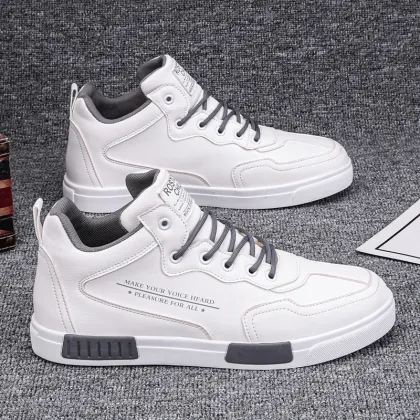 XY New Men's Heightening Casual Leather Shoes for Autumn Business Wear