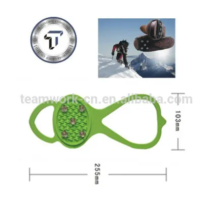 Skid proof snow rubber shoe cover for climbing and snow shoe cover