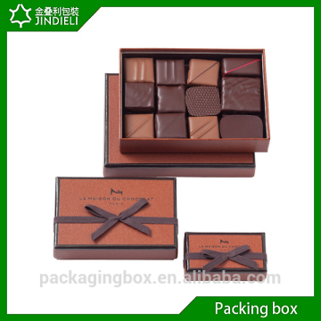Luxury paper chocolate gift coffret box packaging